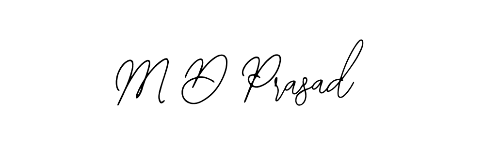 Create a beautiful signature design for name M D Prasad. With this signature (Bearetta-2O07w) fonts, you can make a handwritten signature for free. M D Prasad signature style 12 images and pictures png