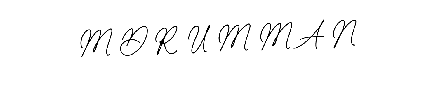 Use a signature maker to create a handwritten signature online. With this signature software, you can design (Bearetta-2O07w) your own signature for name M D R U M M A N. M D R U M M A N signature style 12 images and pictures png