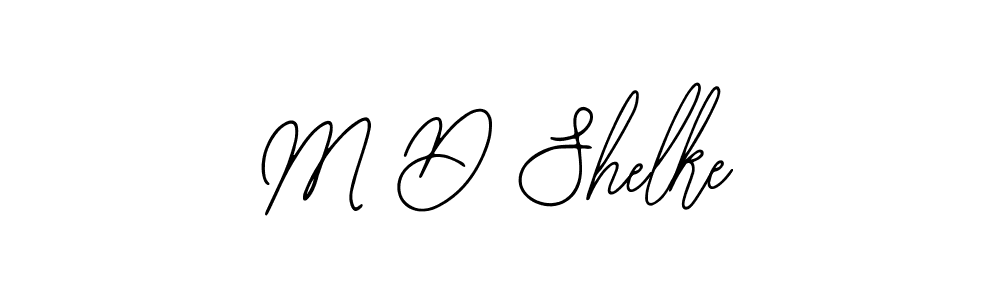 Bearetta-2O07w is a professional signature style that is perfect for those who want to add a touch of class to their signature. It is also a great choice for those who want to make their signature more unique. Get M D Shelke name to fancy signature for free. M D Shelke signature style 12 images and pictures png