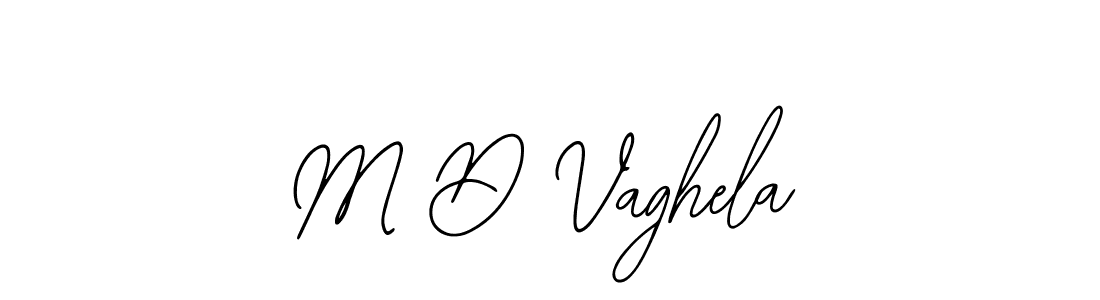 Make a beautiful signature design for name M D Vaghela. With this signature (Bearetta-2O07w) style, you can create a handwritten signature for free. M D Vaghela signature style 12 images and pictures png