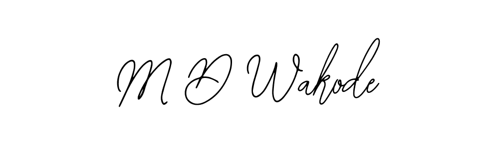 Here are the top 10 professional signature styles for the name M D Wakode. These are the best autograph styles you can use for your name. M D Wakode signature style 12 images and pictures png