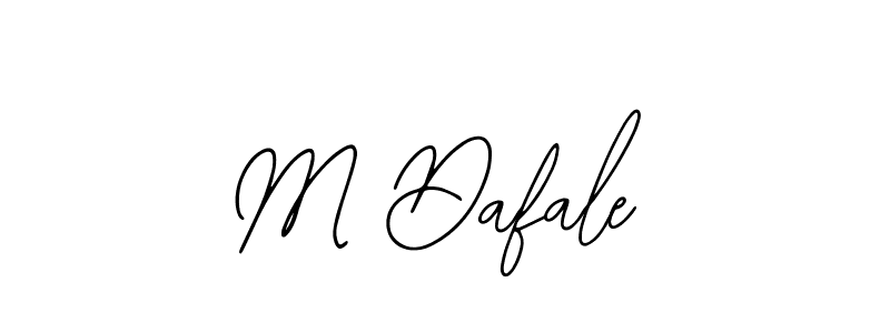 Create a beautiful signature design for name M Dafale. With this signature (Bearetta-2O07w) fonts, you can make a handwritten signature for free. M Dafale signature style 12 images and pictures png