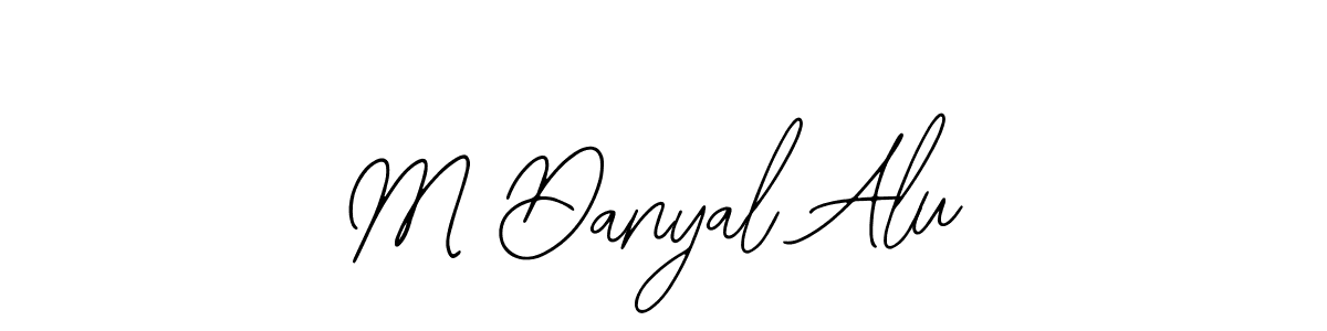 if you are searching for the best signature style for your name M Danyal Alu. so please give up your signature search. here we have designed multiple signature styles  using Bearetta-2O07w. M Danyal Alu signature style 12 images and pictures png