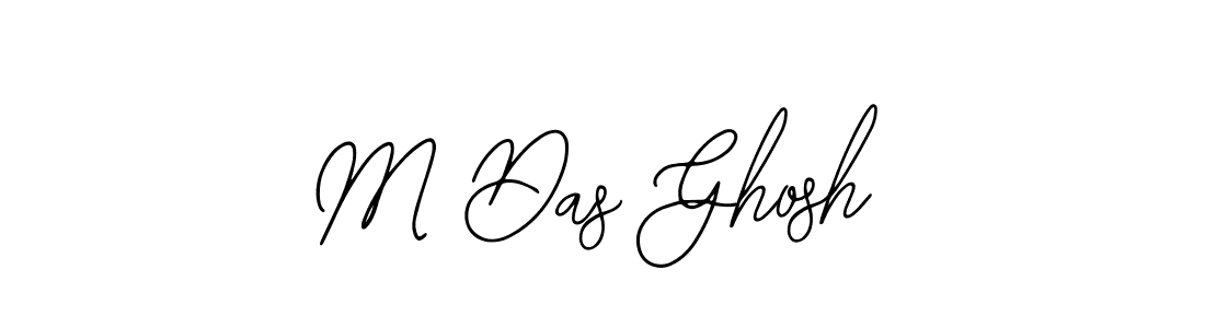 How to make M Das Ghosh signature? Bearetta-2O07w is a professional autograph style. Create handwritten signature for M Das Ghosh name. M Das Ghosh signature style 12 images and pictures png