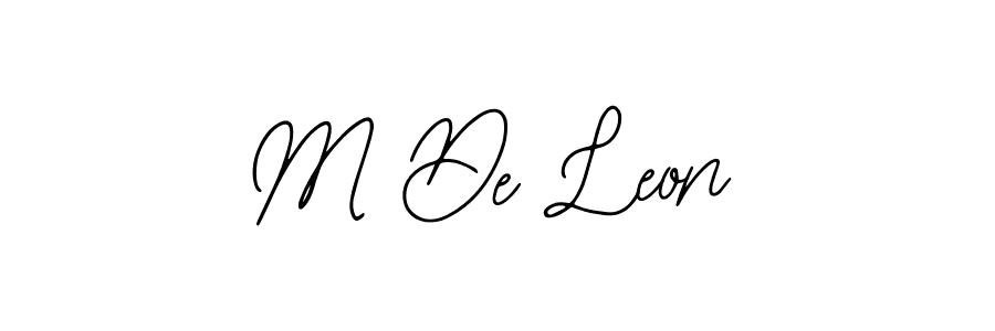 This is the best signature style for the M De Leon name. Also you like these signature font (Bearetta-2O07w). Mix name signature. M De Leon signature style 12 images and pictures png