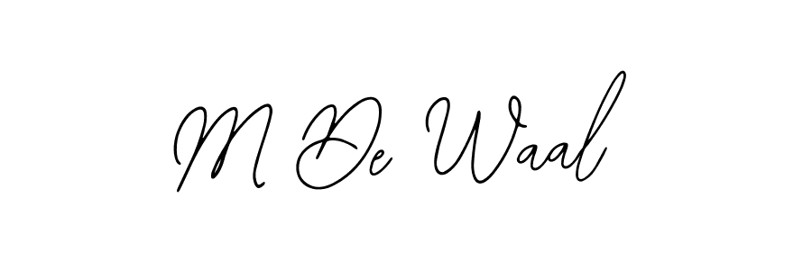 It looks lik you need a new signature style for name M De Waal. Design unique handwritten (Bearetta-2O07w) signature with our free signature maker in just a few clicks. M De Waal signature style 12 images and pictures png