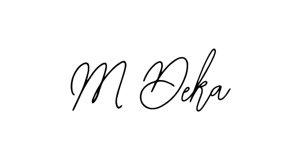 Best and Professional Signature Style for M Deka. Bearetta-2O07w Best Signature Style Collection. M Deka signature style 12 images and pictures png