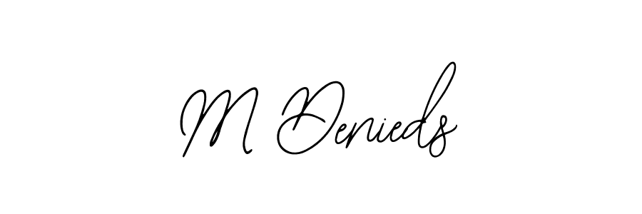 How to Draw M Denieds signature style? Bearetta-2O07w is a latest design signature styles for name M Denieds. M Denieds signature style 12 images and pictures png