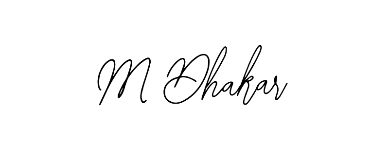 M Dhakar stylish signature style. Best Handwritten Sign (Bearetta-2O07w) for my name. Handwritten Signature Collection Ideas for my name M Dhakar. M Dhakar signature style 12 images and pictures png