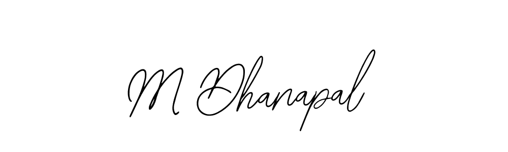 You can use this online signature creator to create a handwritten signature for the name M Dhanapal. This is the best online autograph maker. M Dhanapal signature style 12 images and pictures png