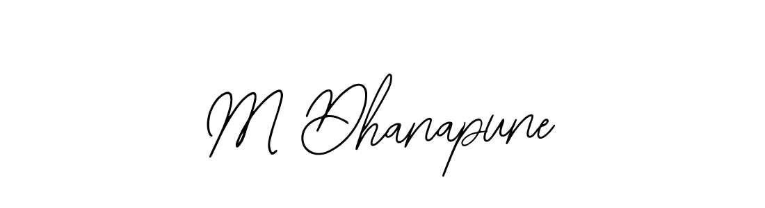 This is the best signature style for the M Dhanapune name. Also you like these signature font (Bearetta-2O07w). Mix name signature. M Dhanapune signature style 12 images and pictures png