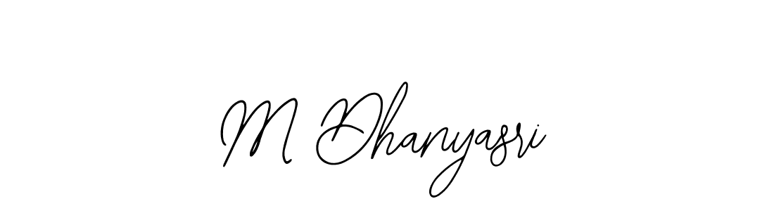 Make a short M Dhanyasri signature style. Manage your documents anywhere anytime using Bearetta-2O07w. Create and add eSignatures, submit forms, share and send files easily. M Dhanyasri signature style 12 images and pictures png