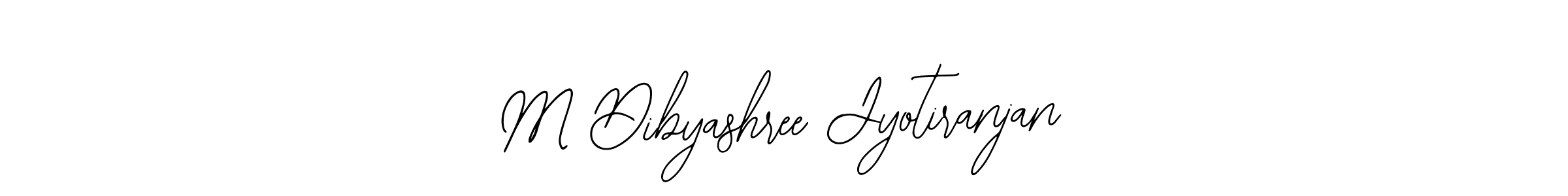 It looks lik you need a new signature style for name M Dibyashree Jyotiranjan. Design unique handwritten (Bearetta-2O07w) signature with our free signature maker in just a few clicks. M Dibyashree Jyotiranjan signature style 12 images and pictures png