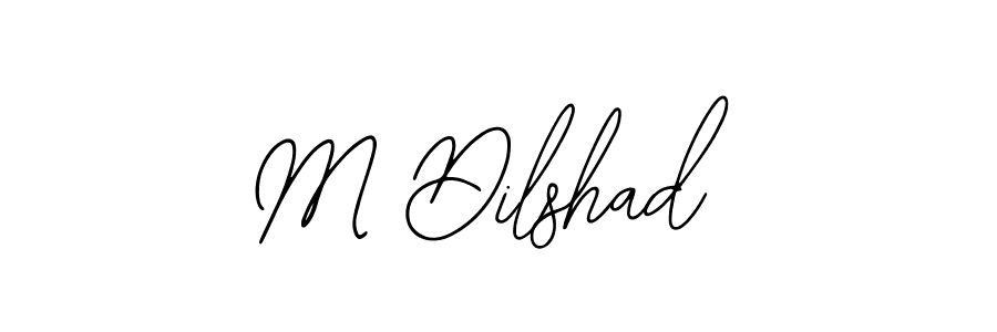 You can use this online signature creator to create a handwritten signature for the name M Dilshad. This is the best online autograph maker. M Dilshad signature style 12 images and pictures png