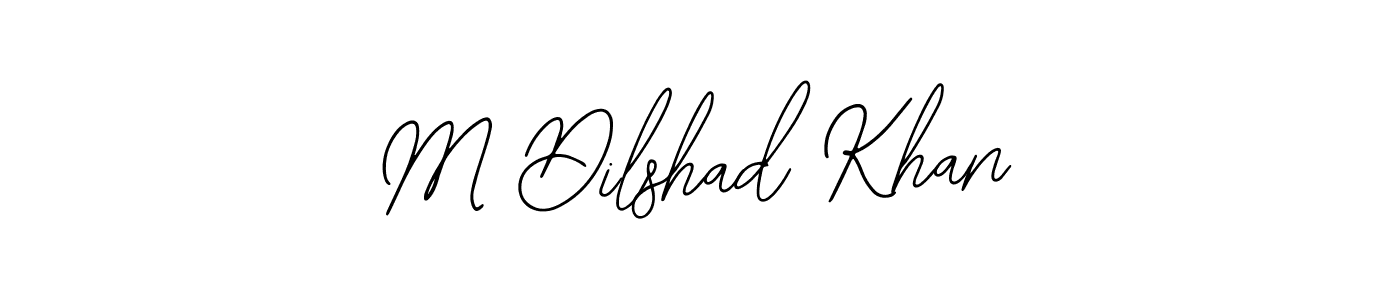 How to Draw M Dilshad Khan signature style? Bearetta-2O07w is a latest design signature styles for name M Dilshad Khan. M Dilshad Khan signature style 12 images and pictures png