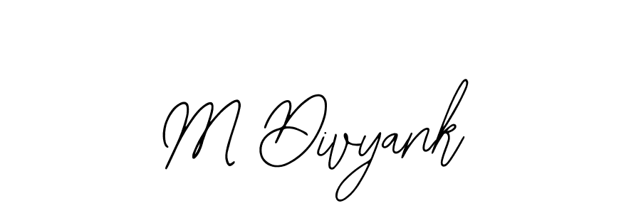 Make a beautiful signature design for name M Divyank. With this signature (Bearetta-2O07w) style, you can create a handwritten signature for free. M Divyank signature style 12 images and pictures png
