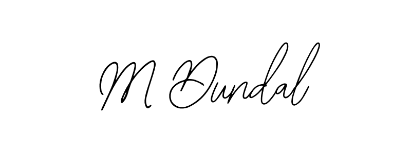 Make a short M Dundal signature style. Manage your documents anywhere anytime using Bearetta-2O07w. Create and add eSignatures, submit forms, share and send files easily. M Dundal signature style 12 images and pictures png