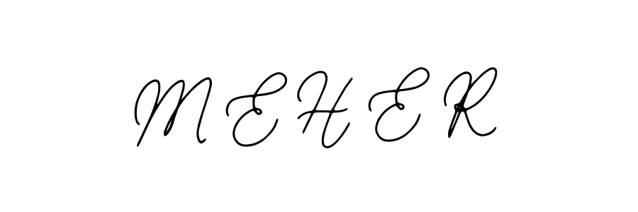 Similarly Bearetta-2O07w is the best handwritten signature design. Signature creator online .You can use it as an online autograph creator for name M E H E R. M E H E R signature style 12 images and pictures png