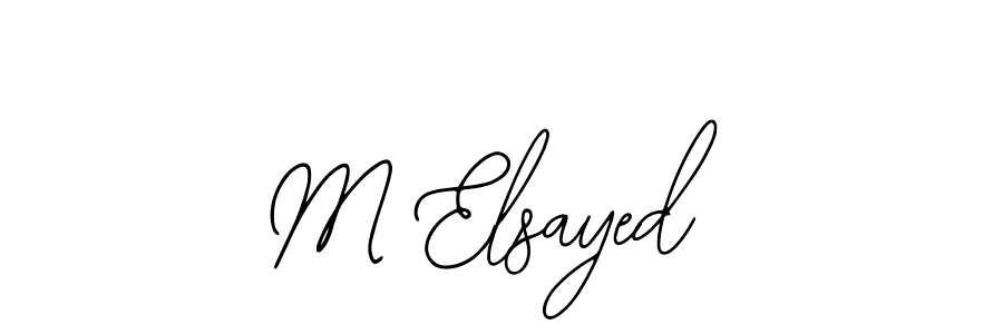 if you are searching for the best signature style for your name M Elsayed. so please give up your signature search. here we have designed multiple signature styles  using Bearetta-2O07w. M Elsayed signature style 12 images and pictures png
