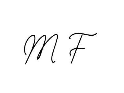 Similarly Bearetta-2O07w is the best handwritten signature design. Signature creator online .You can use it as an online autograph creator for name M F . M F  signature style 12 images and pictures png