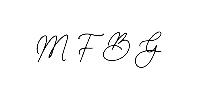 Similarly Bearetta-2O07w is the best handwritten signature design. Signature creator online .You can use it as an online autograph creator for name M F B G. M F B G signature style 12 images and pictures png