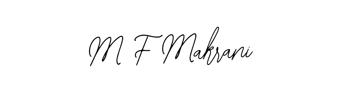 Make a beautiful signature design for name M F Makrani. With this signature (Bearetta-2O07w) style, you can create a handwritten signature for free. M F Makrani signature style 12 images and pictures png