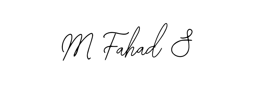 Make a beautiful signature design for name M Fahad S. Use this online signature maker to create a handwritten signature for free. M Fahad S signature style 12 images and pictures png
