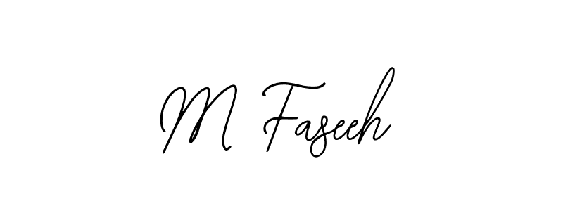 Similarly Bearetta-2O07w is the best handwritten signature design. Signature creator online .You can use it as an online autograph creator for name M Faseeh. M Faseeh signature style 12 images and pictures png