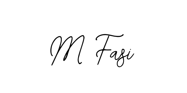 Also we have M Fasi name is the best signature style. Create professional handwritten signature collection using Bearetta-2O07w autograph style. M Fasi signature style 12 images and pictures png