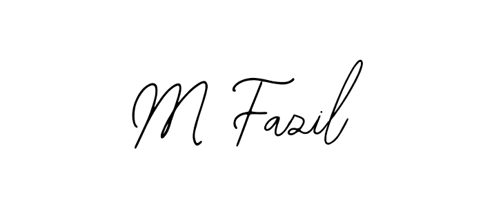Also we have M Fazil name is the best signature style. Create professional handwritten signature collection using Bearetta-2O07w autograph style. M Fazil signature style 12 images and pictures png