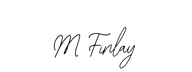 Bearetta-2O07w is a professional signature style that is perfect for those who want to add a touch of class to their signature. It is also a great choice for those who want to make their signature more unique. Get M Finlay name to fancy signature for free. M Finlay signature style 12 images and pictures png