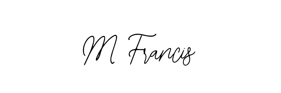 How to make M Francis signature? Bearetta-2O07w is a professional autograph style. Create handwritten signature for M Francis name. M Francis signature style 12 images and pictures png