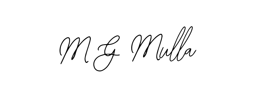 Best and Professional Signature Style for M G Mulla. Bearetta-2O07w Best Signature Style Collection. M G Mulla signature style 12 images and pictures png