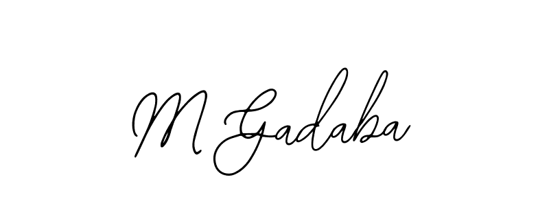 Best and Professional Signature Style for M Gadaba. Bearetta-2O07w Best Signature Style Collection. M Gadaba signature style 12 images and pictures png