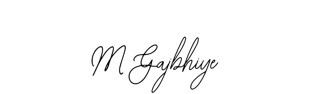 You can use this online signature creator to create a handwritten signature for the name M Gajbhiye. This is the best online autograph maker. M Gajbhiye signature style 12 images and pictures png