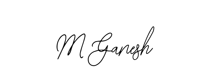 How to make M Ganesh signature? Bearetta-2O07w is a professional autograph style. Create handwritten signature for M Ganesh name. M Ganesh signature style 12 images and pictures png