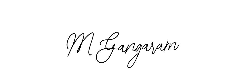 How to Draw M Gangaram signature style? Bearetta-2O07w is a latest design signature styles for name M Gangaram. M Gangaram signature style 12 images and pictures png