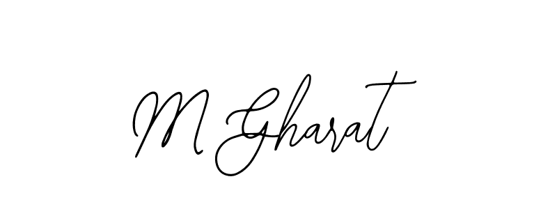 Similarly Bearetta-2O07w is the best handwritten signature design. Signature creator online .You can use it as an online autograph creator for name M Gharat. M Gharat signature style 12 images and pictures png