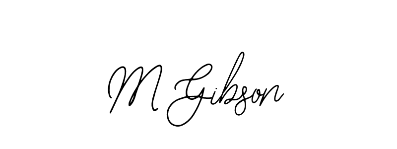 if you are searching for the best signature style for your name M Gibson. so please give up your signature search. here we have designed multiple signature styles  using Bearetta-2O07w. M Gibson signature style 12 images and pictures png