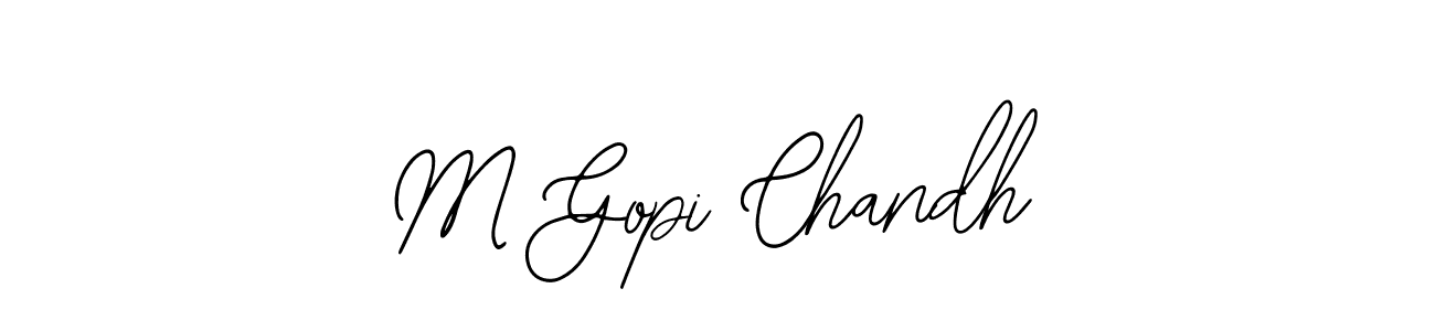 Make a beautiful signature design for name M Gopi Chandh. Use this online signature maker to create a handwritten signature for free. M Gopi Chandh signature style 12 images and pictures png