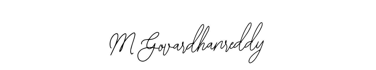 Make a short M Govardhanreddy signature style. Manage your documents anywhere anytime using Bearetta-2O07w. Create and add eSignatures, submit forms, share and send files easily. M Govardhanreddy signature style 12 images and pictures png