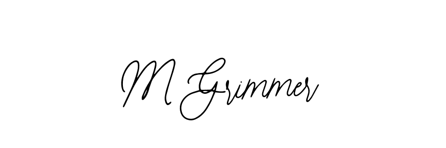 Also we have M Grimmer name is the best signature style. Create professional handwritten signature collection using Bearetta-2O07w autograph style. M Grimmer signature style 12 images and pictures png