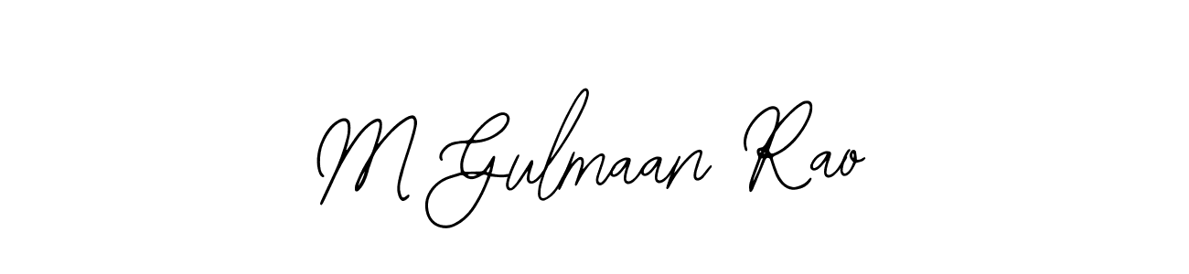 Once you've used our free online signature maker to create your best signature Bearetta-2O07w style, it's time to enjoy all of the benefits that M Gulmaan Rao name signing documents. M Gulmaan Rao signature style 12 images and pictures png