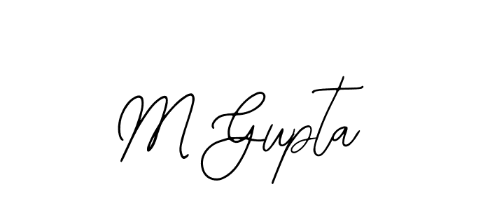 Create a beautiful signature design for name M Gupta. With this signature (Bearetta-2O07w) fonts, you can make a handwritten signature for free. M Gupta signature style 12 images and pictures png