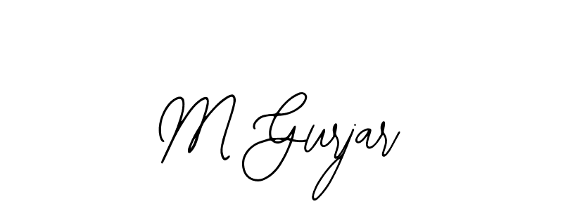 Similarly Bearetta-2O07w is the best handwritten signature design. Signature creator online .You can use it as an online autograph creator for name M Gurjar. M Gurjar signature style 12 images and pictures png