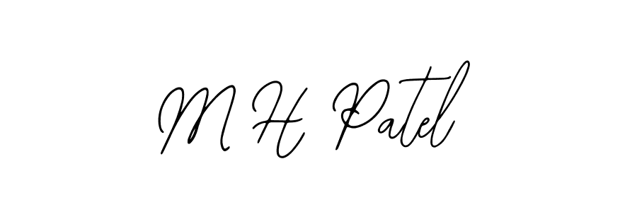 M H Patel stylish signature style. Best Handwritten Sign (Bearetta-2O07w) for my name. Handwritten Signature Collection Ideas for my name M H Patel. M H Patel signature style 12 images and pictures png