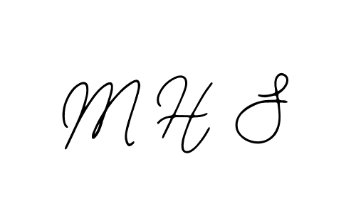 How to Draw M H S signature style? Bearetta-2O07w is a latest design signature styles for name M H S. M H S signature style 12 images and pictures png