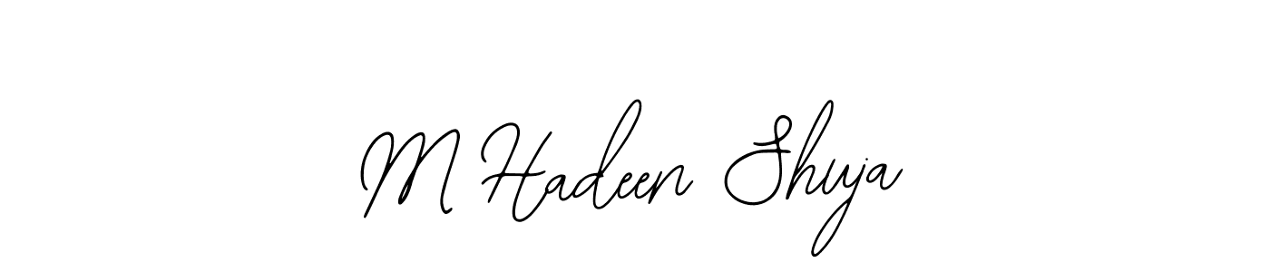 Best and Professional Signature Style for M Hadeen Shuja. Bearetta-2O07w Best Signature Style Collection. M Hadeen Shuja signature style 12 images and pictures png