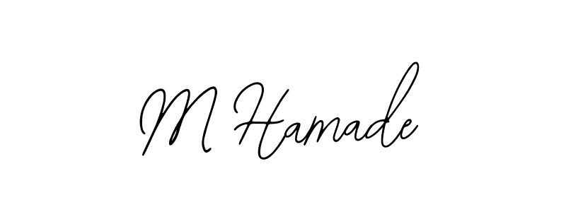 You can use this online signature creator to create a handwritten signature for the name M Hamade. This is the best online autograph maker. M Hamade signature style 12 images and pictures png