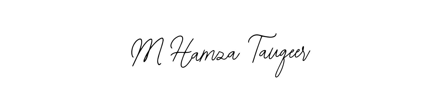 Once you've used our free online signature maker to create your best signature Bearetta-2O07w style, it's time to enjoy all of the benefits that M Hamza Tauqeer name signing documents. M Hamza Tauqeer signature style 12 images and pictures png